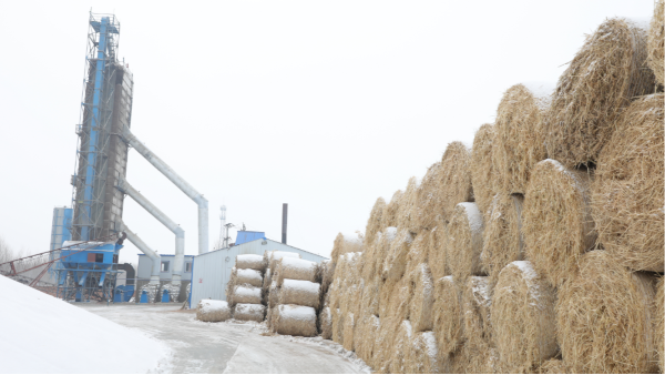 煤炭?jī)r(jià)格高，烘糧利潤(rùn)低，吉林大安市500噸糧食烘干塔改用秸稈大包直燃鍋爐，每天省3萬(wàn)